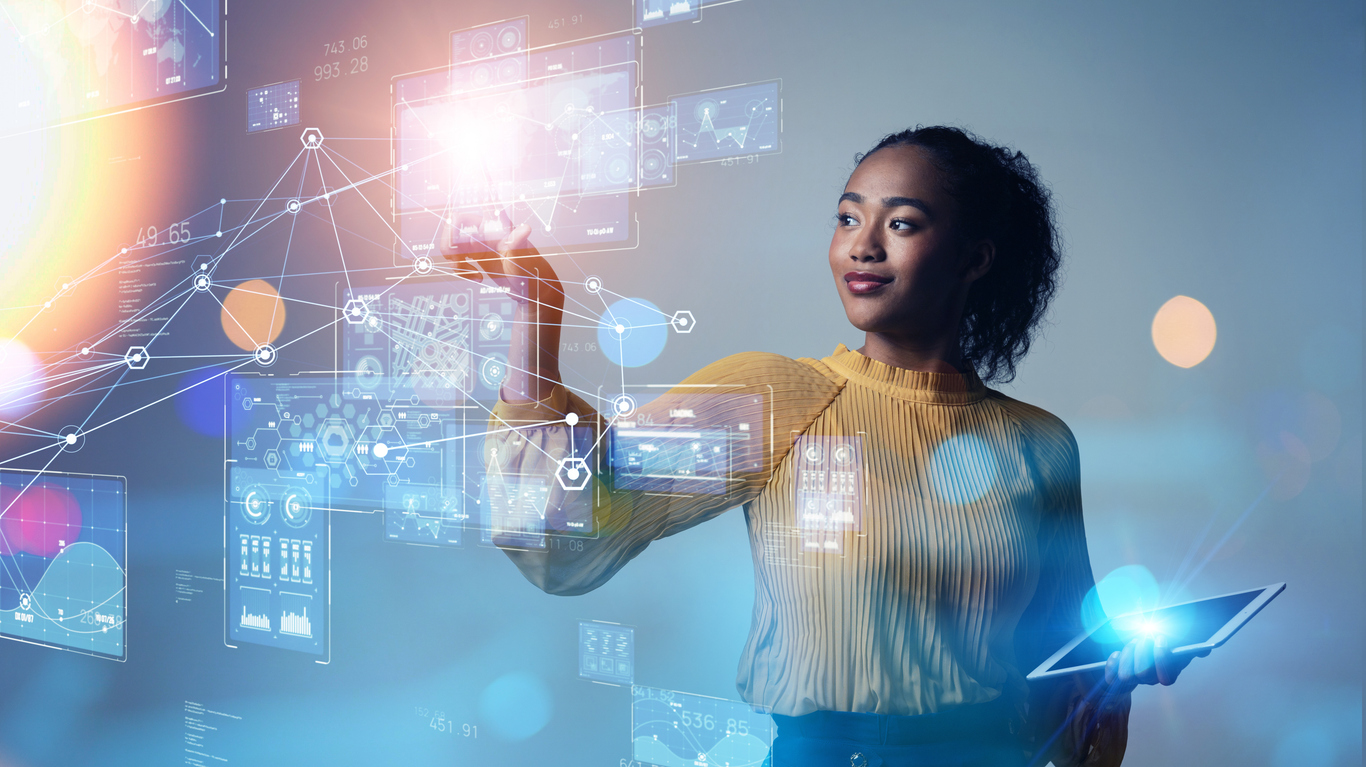 Digital transformation concept.
