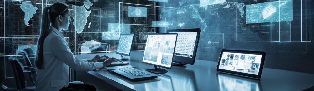 IT Professional Managing Data